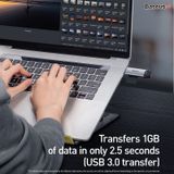  Đầu đọc thẻ nhớ đa năng tốc độ cao Baseus Lentil - Cabin Card Reader Space cho Smartphone/ Tablet/ Macbook/Laptop (Type C / USB3.0 , SD/TF Card, 5Gbps High speed) 