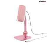  Bộ đế giữ điện thoại/Tablet để bàn tích hợp sạc nhanh không dây Baseus Literary Youth Desktop Bracket (Telescopic + 15W Wireless Charging) 