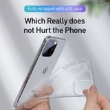  Ốp lưng Silicone trong suốt Baseus Simplicity Series dùng cho iPhone 11/ Pro/ Pro Max 2019 (Ultra Thin, Soft TPU Clear Case) 