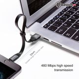  Cáp sạc và truyền dữ liệu Baseus Lightning Portable 23cm (2A, Sạc nhanh, Siêu ngắn, Siêu bền) 