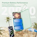  Pin Dự Phòng Kèm Cáp ROCK Y18 Fridge Series 20000mAh 22.5W (with Type-C + Lightning Built-in Cable) 