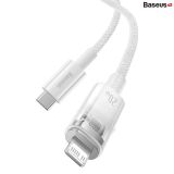  Cáp Sạc Nhanh Tự Ngắt Type C to Lightning Cho iPhone iPad Baseus Explorer Series 2 PD 20W ( Smart Power-Off Fast Charging Cable with Smart Temperature Control ) 