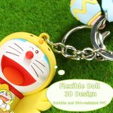 Móc Chìa Khoá Kèm Khuếch Tán Hương Thơm ROCK Doraemon Aroma Diffuser Key Chain (Easter chicken / Pink rabbit) 