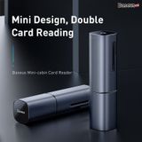  Đầu đọc thẻ nhớ đa năng cổng giao tiếp USB/ Type C Baseus Mini Cabin Card Reader cho Smartphone/ Tablet/ Macbook / Laptop (TF/SD Card Reader) 