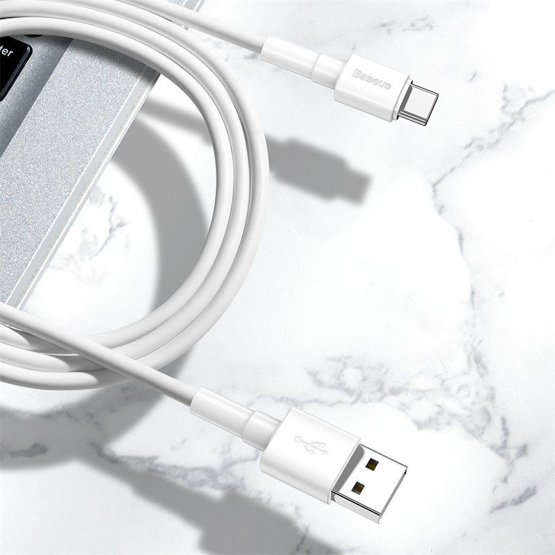  Cáp sạc nhanh, siêu bền Baseus Mini White dùng cho Smartphone/Tablet (Type C/Lightning/Micro, Quick Charging & Sync Data TPE Cable) 