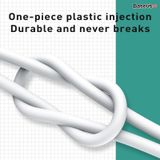  Cáp sạc nhanh Micro USB Baseus Mini White Cable cho Oppo/Huawei/Xiaomi/Samsung (4A/20W, VOOC, Quick Charge Micro USB TPE Cable) 