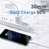  Cáp sạc nhanh Type C to Lightning hỗ trợ PD 18W Baseus Mini White (Power Delivery, C to iPhone Data TPE Cable ) 