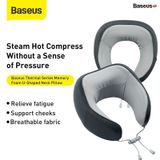  Gối mềm chữ U chống mỏi cổ, vai gáy Baseus Thermal Series Memory Foam U-Shaped Neck Pillow (with 2 Packs of Hot Compress Patches for Replacement) 