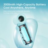  Quạt Cầm Tay Mini ROCK Crayon Shinchan Mini Handheld High-Speed Fan (5W, LED Smart Display, 6H, 9m/s Wind Speed, 5-Speed Adjustable Settings, 3000mAh, 17400RPM) 