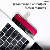  Bộ Hub đa năng Baseus Transparent Series 5 in 1 Multifunctional HUB dùng cho Macbook (Dual Type-C to Type-C*2+USB3.0*2+HDMI) 