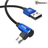  Cáp sạc nhanh và truyền dữ liệu siêu bền Baseus MVP Micro USB LV147 (Đầu L góc 90 độ, Micro USB 2 chiều, thiết kế cải tiến dành cho Game Thủ) 