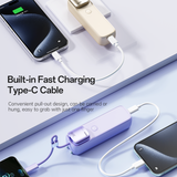  Pin Dự Phòng Kiêm Củ Sạc ROCK Portable with GaN PD20W/PD30W Wall Charger 5000mAh 