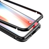  Ốp lưng nam châm Baseus Magnetic Metal Bumper Case cho iPhone X (Khung kim loại siêu bền, chống va đập - Mặt lưng kính cường lực) 