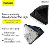  Đèn năng lượng mặt trời - cảm ứng chuyển động Baseus Solar Energy Collection Series (IPX5 Waterproof, Triangle Shape, Human Body Induction Wall Lamp) 