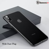  Ốp lưng Silicone trong suốt chống bụi Baseus Simplicity Series cho iPhone XS/XR/XS Max (TPU Soft Silicone, Dirt-resistant Case) 