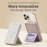  Pin Dự Phòng Không Dây ROCK P83 Magnetic Holder Wireless Charging (5000mAh, Tích Hợp MagSafe) 