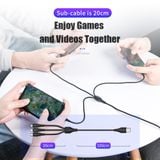  Cáp Sạc Nhanh Đa Năng 3-in-1 USB to M+L+C ROCK Hi-Tensile 3A (1.2m) 