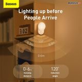  Đèn cảm ứng chuyển động thông minh Baseus Full Moon Human Body Induction Night Light (1200mAh, PIR Intelligent Motion Sensor LED Nightlight) 