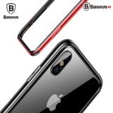  Ốp viền kim loại chống sốc, chống trầy Baseus LV164 cho iPhone X ( Luxury Aluminum Alloy Metal Anti Knock Frame Case) 