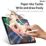  Miếng dán chống trầy, chống vân tay Baseus Paper-like Film cho iPad Pro 2021/2020/2018/ Pro 2017/ iPad 9.7inch/ iPad Mini/ iPad 10.2inch  (0.15mm, Nano-Sheild Clear Screen, Apple Pencil authentic writing Feeling) 