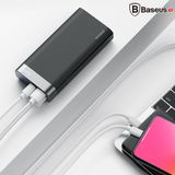  Pin sạc dự phòng Baseus Parallel PD Power Bank 20,000mAh cho Smartphone/ Tablet/ Macbook (18W, QC 3.0, Power Delivery, LED, 2 Port USB + Type C) 