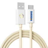  Cáp Sạc Nhanh Cho iPhone 14/15 Series ROCK Doraemon Fast Charging Cable (1M, 100W/6A, Doraemon Authentic Licensed) 