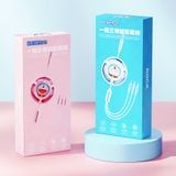  Cáp Sạc Nhanh 3-In-1 ROCK Doraemon USB TO L+M+C Retractable Cable (3.5A, 1.1M) 