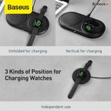  Sạc nhanh không dây tích hợp đế giữ dây sạc Apple Watch Baseus Planet 2in1（Wireless Quick charger + Cable winder) 