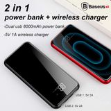  Pin sạc dự phòng không dây Baseus LV197 cho iPhoneX (LCD Qi Wireless Charger, 8000 mAh, 2A, Power Bank) 