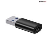  Đầu Chuyển USB Sang Type C tốc độ cao Baseus Ingenuity Series Mini OTG Gen2 (USB-A 3.1 Full Size to Type C, 10Gbps High speed OTG, PD Fast charge Support) 