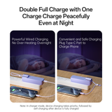  Pin Dự Phòng Kiêm Củ Sạc ROCK Portable with GaN PD20W/PD30W Wall Charger 5000mAh 