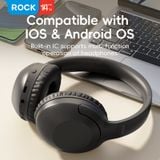  Tai Nghe Chụp Tai Không Dây ROCK O3 ANC (Bluetooth v5.2, 15H, 400mAh) 