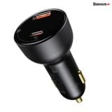  Tẩu sạc công suất cao Superme Digital Display PPS Dual Quick Charger Car Charger (100W, 12V đến 24V) 