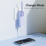  Pin Dự Phòng Kiêm Củ Sạc ROCK Portable with GaN PD20W/PD30W Wall Charger 5000mAh 