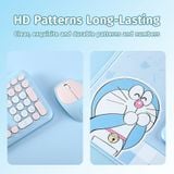  Combo Lót Chuột + Chuột Không Dây + Bàn Phím Không Dây ROCK Doraemon Transpancy Set (2.4GHz) 