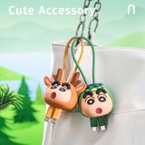  Cáp Sạc Nhanh C to C ROCK Crayon Shinchan Classic Character 60W (3A, 30cm, 480Mbps, 9 Cái/Hộp) 