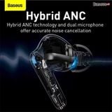  Tai nghe không dây chống ồn chủ động Baseus SIMU ANC True Wireless Earphones S2 (Chống ồn chủ động, nghe xuyên âm, 24h sử dụng) 