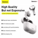  Tai nghe Bluetooth Baseus Encok W3 TWS (Bluetooth 5.0, 4h continuously listen, Noise reduction, IP55, True Wireless Earbuds) 