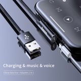 Cáp sạc tích hợp đầu chia Lightning 1 thành 2 Baseus Rhythm Bent Connector Audio and Charging Cable dùng cho iPhone/iPad 