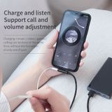  Cáp sạc tích hợp đầu chia Lightning 1 thành 2 Baseus Rhythm Bent Connector Audio and Charging Cable dùng cho iPhone/iPad 