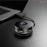  Hub chuyển đa năng Baseus Round Box HUB Adapter（Type-C+USB A to USB3.0 +USB2.0*3) 