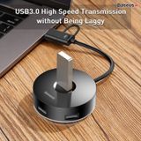  Hub chuyển đa năng Baseus Round Box HUB Adapter（Type-C+USB A to USB3.0 +USB2.0*3) 