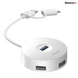  Hub chuyển đa năng Baseus Round Box HUB Adapter（Type-C+USB A to USB3.0 +USB2.0*3) 