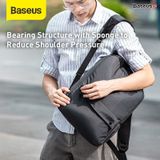  Ba lô vải dù chống thấm nước Baseus Basics Series 13"/16" Computer Backpack dùng cho Tablet/Laptop/Macbook (Waterproof, Nylon Shoulder Handbag) 