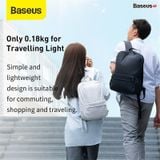  Ba lô vải dù chống thấm nước Baseus Basics Series 13"/16" Computer Backpack dùng cho Tablet/Laptop/Macbook (Waterproof, Nylon Shoulder Handbag) 