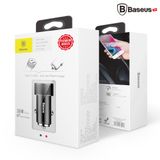  Bộ tẩu sạc nhanh đa năng dùng cho xe hơi Baseus LV196 (Type C PD Fast Charge 36W & USB Quick charge 3.0) 