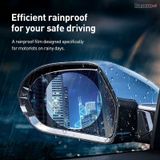  Film dán Nano chống bám nước mưa Baseus Rainproof Film 0.15mm dùng cho kính hậu xe ô tô  (02 PCS, Car Rear-View Mirror Transparent Rainproof Film) 