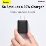  Củ sạc nhanh Baseus Super Si Quick Charger 30W dùng cho iPhone/Samsung/OPPO (30W, Type C, PD/QC3.0 Quick charger) 