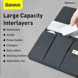  Túi chống sốc, chống thấm nhỏ gọn Baseus Basics Series 13 inches dùng cho Tablet/Macbook/Laptop và phụ kiện (Shock-absorbent, Waterproof, Laptop Sleeve) 