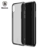  Ốp lưng Silicone trong suốt chống bụi Baseus Simple Case cho iPhone X (Soft Silicone, Dirt-resistant Case) 